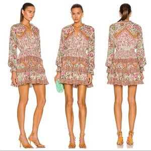 HEMANT AND NANDITA Nora Mini Dress size L viscose